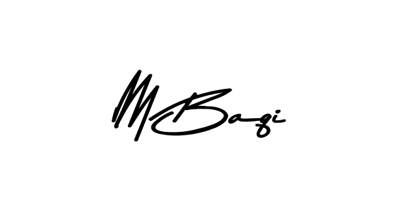 How to make M Baqi signature? Asem Kandis PERSONAL USE is a professional autograph style. Create handwritten signature for M Baqi name. M Baqi signature style 9 images and pictures png