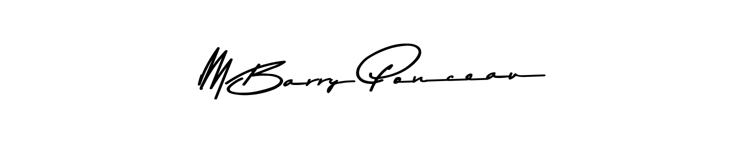Use a signature maker to create a handwritten signature online. With this signature software, you can design (Asem Kandis PERSONAL USE) your own signature for name M Barry Ponceau. M Barry Ponceau signature style 9 images and pictures png