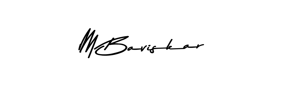 if you are searching for the best signature style for your name M Baviskar. so please give up your signature search. here we have designed multiple signature styles  using Asem Kandis PERSONAL USE. M Baviskar signature style 9 images and pictures png