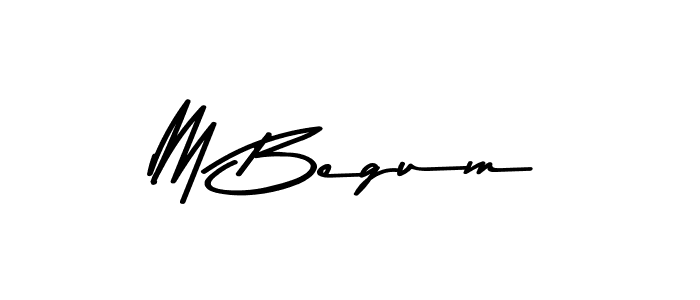 Use a signature maker to create a handwritten signature online. With this signature software, you can design (Asem Kandis PERSONAL USE) your own signature for name M Begum. M Begum signature style 9 images and pictures png