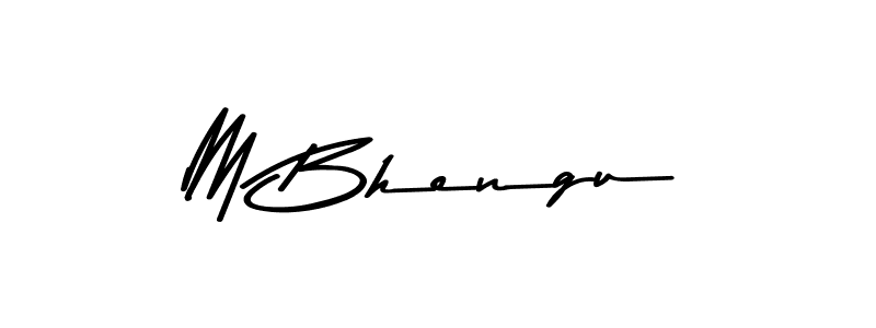 How to make M Bhengu signature? Asem Kandis PERSONAL USE is a professional autograph style. Create handwritten signature for M Bhengu name. M Bhengu signature style 9 images and pictures png