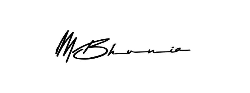 You can use this online signature creator to create a handwritten signature for the name M Bhunia. This is the best online autograph maker. M Bhunia signature style 9 images and pictures png