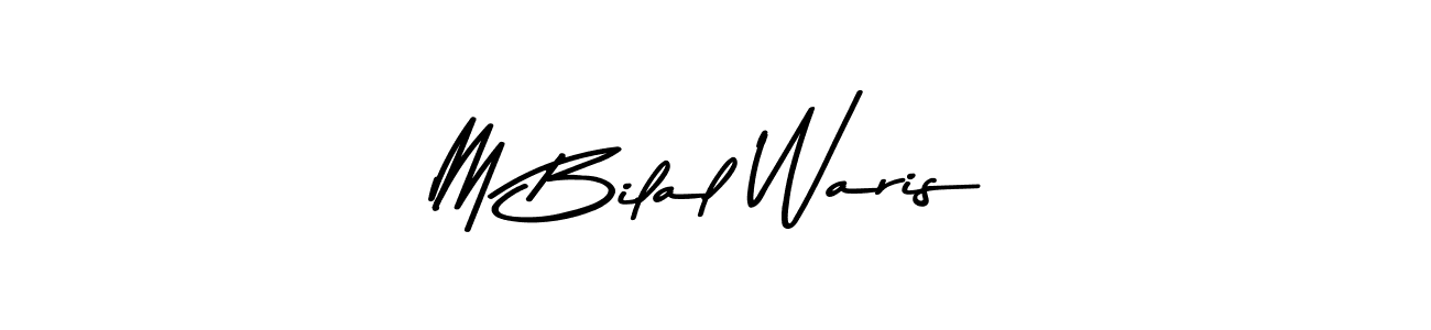 Design your own signature with our free online signature maker. With this signature software, you can create a handwritten (Asem Kandis PERSONAL USE) signature for name M Bilal Waris. M Bilal Waris signature style 9 images and pictures png