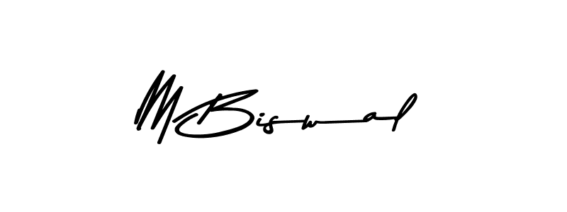 How to make M Biswal signature? Asem Kandis PERSONAL USE is a professional autograph style. Create handwritten signature for M Biswal name. M Biswal signature style 9 images and pictures png