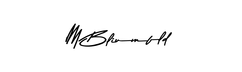 M Bliumfld stylish signature style. Best Handwritten Sign (Asem Kandis PERSONAL USE) for my name. Handwritten Signature Collection Ideas for my name M Bliumfld. M Bliumfld signature style 9 images and pictures png