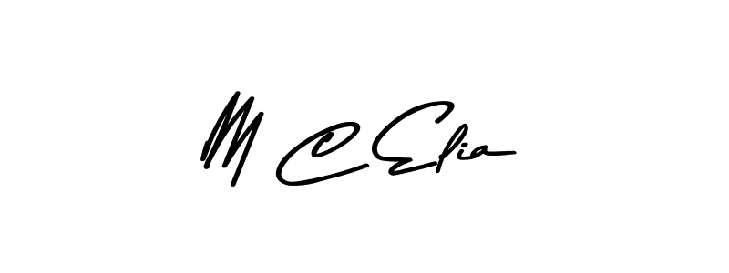 Asem Kandis PERSONAL USE is a professional signature style that is perfect for those who want to add a touch of class to their signature. It is also a great choice for those who want to make their signature more unique. Get M C Elia name to fancy signature for free. M C Elia signature style 9 images and pictures png