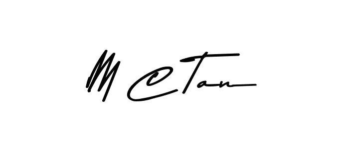The best way (Asem Kandis PERSONAL USE) to make a short signature is to pick only two or three words in your name. The name M C Tan include a total of six letters. For converting this name. M C Tan signature style 9 images and pictures png