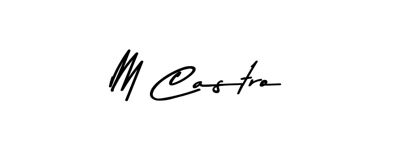 if you are searching for the best signature style for your name M Castro. so please give up your signature search. here we have designed multiple signature styles  using Asem Kandis PERSONAL USE. M Castro signature style 9 images and pictures png