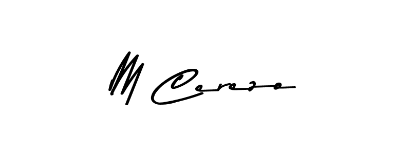 This is the best signature style for the M Cerezo name. Also you like these signature font (Asem Kandis PERSONAL USE). Mix name signature. M Cerezo signature style 9 images and pictures png
