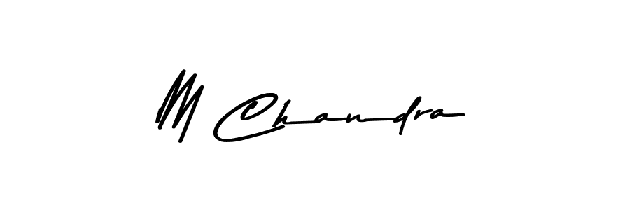 The best way (Asem Kandis PERSONAL USE) to make a short signature is to pick only two or three words in your name. The name M Chandra include a total of six letters. For converting this name. M Chandra signature style 9 images and pictures png