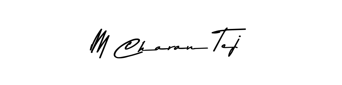 Use a signature maker to create a handwritten signature online. With this signature software, you can design (Asem Kandis PERSONAL USE) your own signature for name M Charan Tej. M Charan Tej signature style 9 images and pictures png