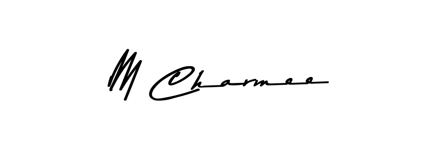 Also we have M Charmee name is the best signature style. Create professional handwritten signature collection using Asem Kandis PERSONAL USE autograph style. M Charmee signature style 9 images and pictures png