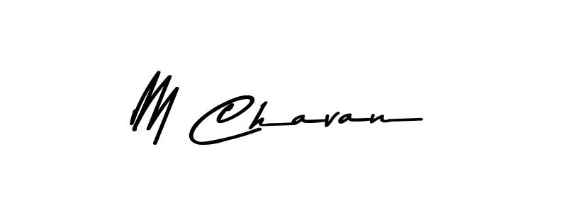 How to make M Chavan signature? Asem Kandis PERSONAL USE is a professional autograph style. Create handwritten signature for M Chavan name. M Chavan signature style 9 images and pictures png