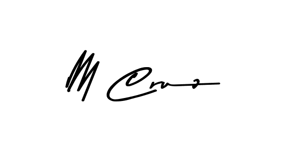 Make a beautiful signature design for name M Cruz. With this signature (Asem Kandis PERSONAL USE) style, you can create a handwritten signature for free. M Cruz signature style 9 images and pictures png