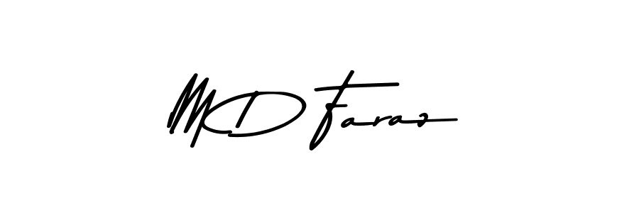 The best way (Asem Kandis PERSONAL USE) to make a short signature is to pick only two or three words in your name. The name M D Faraz include a total of six letters. For converting this name. M D Faraz signature style 9 images and pictures png