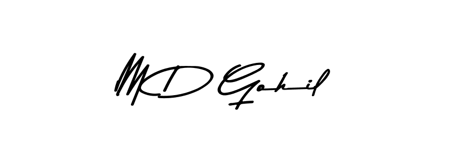Make a short M D Gohil signature style. Manage your documents anywhere anytime using Asem Kandis PERSONAL USE. Create and add eSignatures, submit forms, share and send files easily. M D Gohil signature style 9 images and pictures png