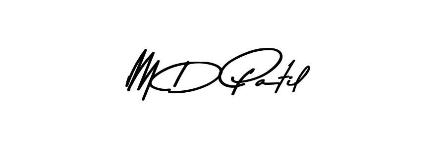 Make a beautiful signature design for name M D Patil. Use this online signature maker to create a handwritten signature for free. M D Patil signature style 9 images and pictures png