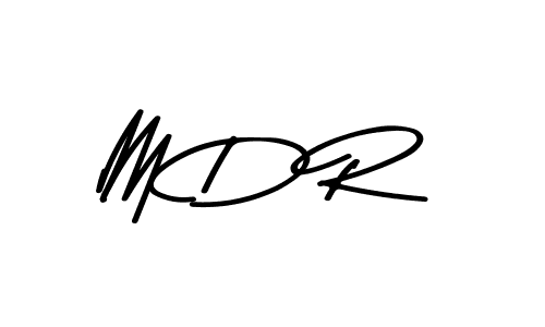 How to make M D R name signature. Use Asem Kandis PERSONAL USE style for creating short signs online. This is the latest handwritten sign. M D R signature style 9 images and pictures png