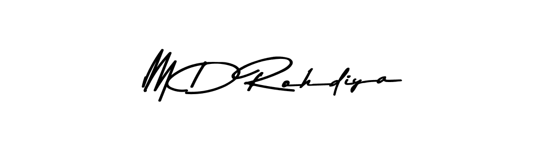 Make a beautiful signature design for name M D Rohdiya. Use this online signature maker to create a handwritten signature for free. M D Rohdiya signature style 9 images and pictures png