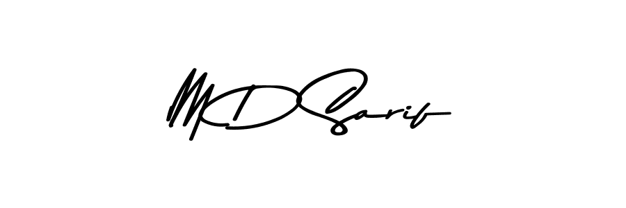 You should practise on your own different ways (Asem Kandis PERSONAL USE) to write your name (M D Sarif) in signature. don't let someone else do it for you. M D Sarif signature style 9 images and pictures png