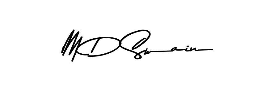 The best way (Asem Kandis PERSONAL USE) to make a short signature is to pick only two or three words in your name. The name M D Swain include a total of six letters. For converting this name. M D Swain signature style 9 images and pictures png