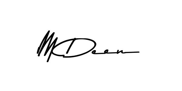 M Deen stylish signature style. Best Handwritten Sign (Asem Kandis PERSONAL USE) for my name. Handwritten Signature Collection Ideas for my name M Deen. M Deen signature style 9 images and pictures png