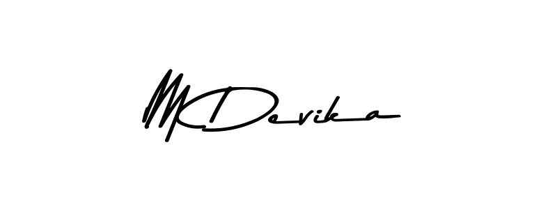 How to make M Devika signature? Asem Kandis PERSONAL USE is a professional autograph style. Create handwritten signature for M Devika name. M Devika signature style 9 images and pictures png