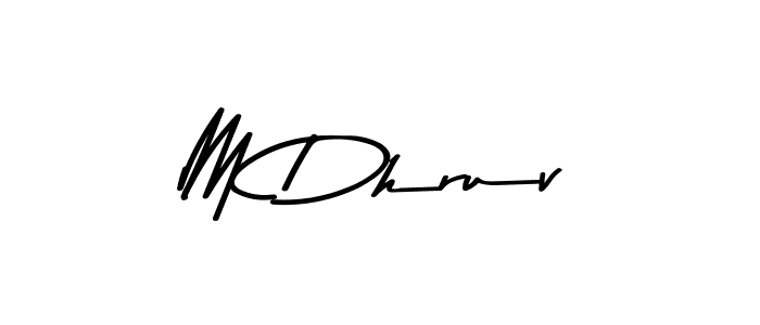 Here are the top 10 professional signature styles for the name M Dhruv. These are the best autograph styles you can use for your name. M Dhruv signature style 9 images and pictures png