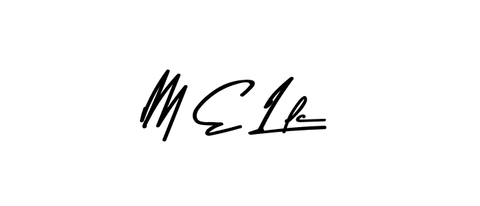 if you are searching for the best signature style for your name M E Llc. so please give up your signature search. here we have designed multiple signature styles  using Asem Kandis PERSONAL USE. M E Llc signature style 9 images and pictures png