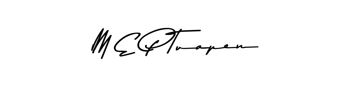 Once you've used our free online signature maker to create your best signature Asem Kandis PERSONAL USE style, it's time to enjoy all of the benefits that M E P Tuapen name signing documents. M E P Tuapen signature style 9 images and pictures png