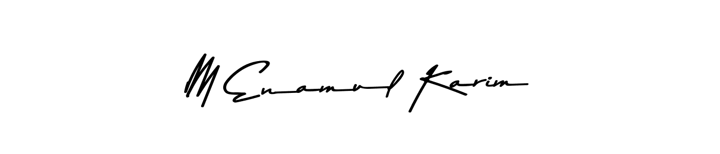 if you are searching for the best signature style for your name M Enamul Karim. so please give up your signature search. here we have designed multiple signature styles  using Asem Kandis PERSONAL USE. M Enamul Karim signature style 9 images and pictures png