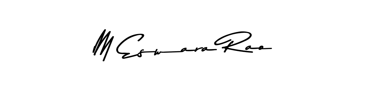 Also You can easily find your signature by using the search form. We will create M Eswara Rao name handwritten signature images for you free of cost using Asem Kandis PERSONAL USE sign style. M Eswara Rao signature style 9 images and pictures png