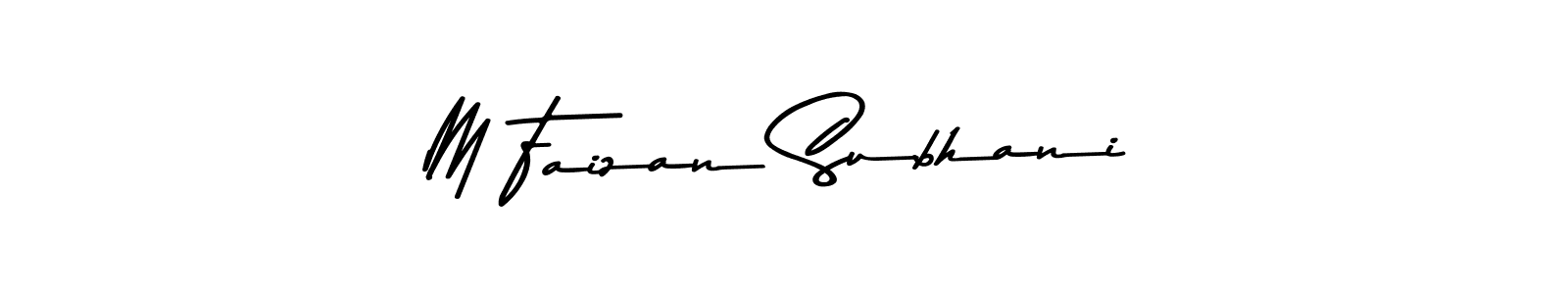 Also You can easily find your signature by using the search form. We will create M Faizan Subhani name handwritten signature images for you free of cost using Asem Kandis PERSONAL USE sign style. M Faizan Subhani signature style 9 images and pictures png