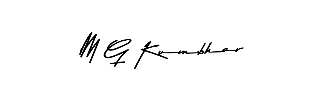 Here are the top 10 professional signature styles for the name M G Kumbhar. These are the best autograph styles you can use for your name. M G Kumbhar signature style 9 images and pictures png