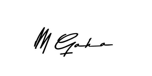 if you are searching for the best signature style for your name M Gaha. so please give up your signature search. here we have designed multiple signature styles  using Asem Kandis PERSONAL USE. M Gaha signature style 9 images and pictures png