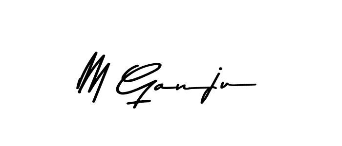 Best and Professional Signature Style for M Ganju. Asem Kandis PERSONAL USE Best Signature Style Collection. M Ganju signature style 9 images and pictures png