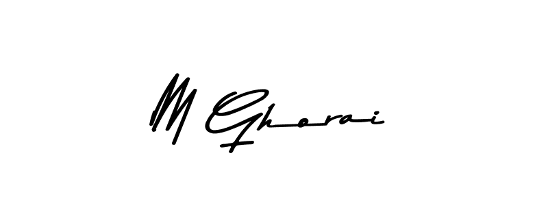 How to make M Ghorai signature? Asem Kandis PERSONAL USE is a professional autograph style. Create handwritten signature for M Ghorai name. M Ghorai signature style 9 images and pictures png