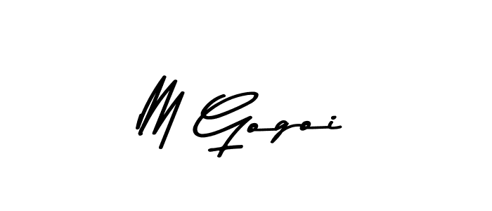 Similarly Asem Kandis PERSONAL USE is the best handwritten signature design. Signature creator online .You can use it as an online autograph creator for name M Gogoi. M Gogoi signature style 9 images and pictures png