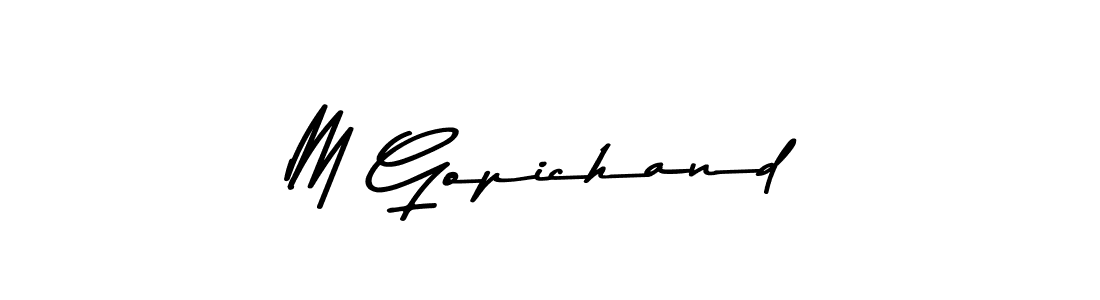 It looks lik you need a new signature style for name M Gopichand. Design unique handwritten (Asem Kandis PERSONAL USE) signature with our free signature maker in just a few clicks. M Gopichand signature style 9 images and pictures png