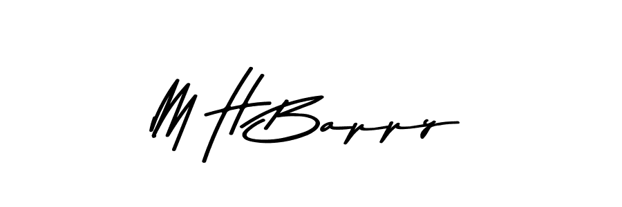 Here are the top 10 professional signature styles for the name M H Bappy. These are the best autograph styles you can use for your name. M H Bappy signature style 9 images and pictures png