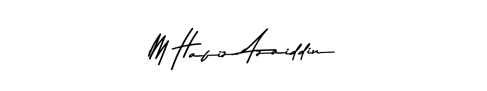 Also You can easily find your signature by using the search form. We will create M Hafiz Azaiddin name handwritten signature images for you free of cost using Asem Kandis PERSONAL USE sign style. M Hafiz Azaiddin signature style 9 images and pictures png