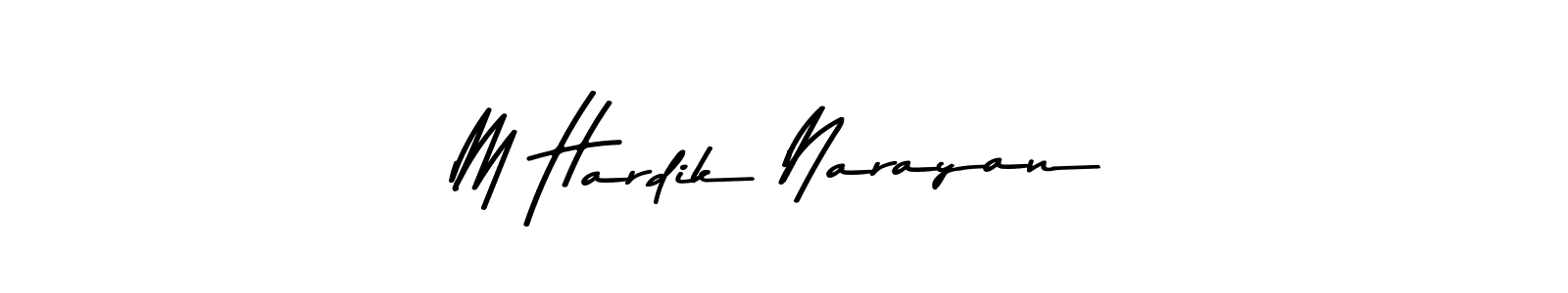 How to make M Hardik Narayan signature? Asem Kandis PERSONAL USE is a professional autograph style. Create handwritten signature for M Hardik Narayan name. M Hardik Narayan signature style 9 images and pictures png