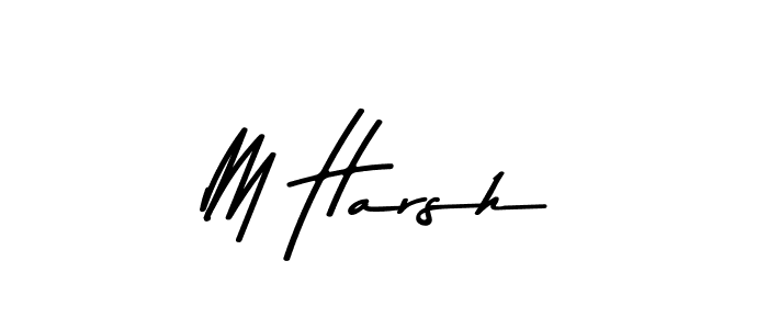 Here are the top 10 professional signature styles for the name M Harsh. These are the best autograph styles you can use for your name. M Harsh signature style 9 images and pictures png