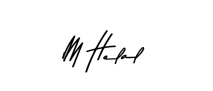 You can use this online signature creator to create a handwritten signature for the name M Helal. This is the best online autograph maker. M Helal signature style 9 images and pictures png