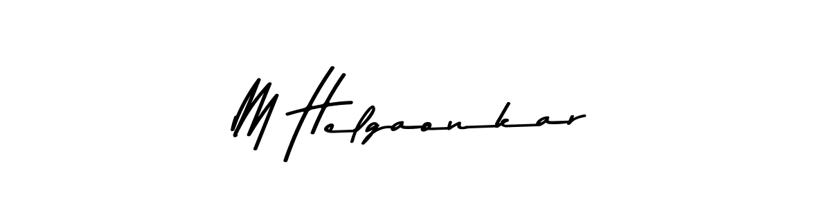 How to Draw M Helgaonkar signature style? Asem Kandis PERSONAL USE is a latest design signature styles for name M Helgaonkar. M Helgaonkar signature style 9 images and pictures png