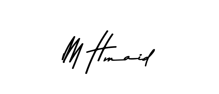 Use a signature maker to create a handwritten signature online. With this signature software, you can design (Asem Kandis PERSONAL USE) your own signature for name M Hmaid. M Hmaid signature style 9 images and pictures png