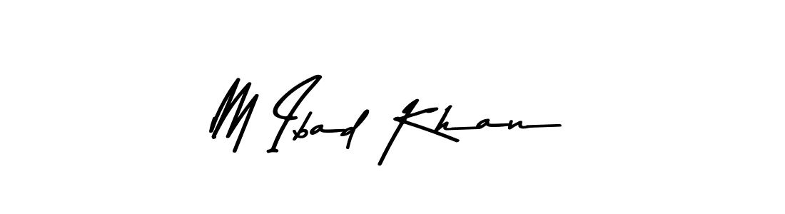 Asem Kandis PERSONAL USE is a professional signature style that is perfect for those who want to add a touch of class to their signature. It is also a great choice for those who want to make their signature more unique. Get M Ibad Khan name to fancy signature for free. M Ibad Khan signature style 9 images and pictures png