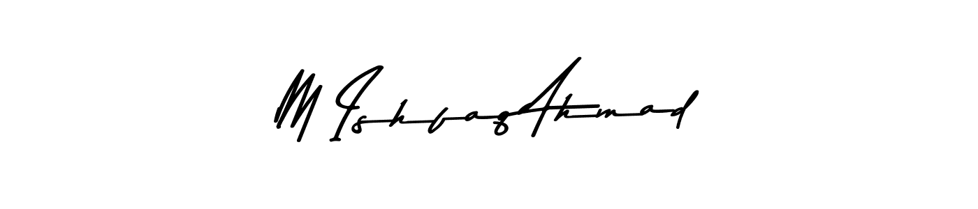 Similarly Asem Kandis PERSONAL USE is the best handwritten signature design. Signature creator online .You can use it as an online autograph creator for name M Ishfaq Ahmad. M Ishfaq Ahmad signature style 9 images and pictures png