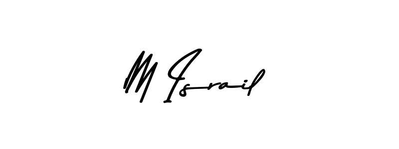 This is the best signature style for the M Israil name. Also you like these signature font (Asem Kandis PERSONAL USE). Mix name signature. M Israil signature style 9 images and pictures png