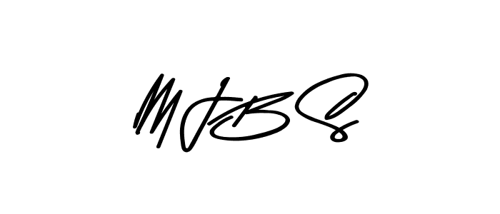 How to make M J B S signature? Asem Kandis PERSONAL USE is a professional autograph style. Create handwritten signature for M J B S name. M J B S signature style 9 images and pictures png
